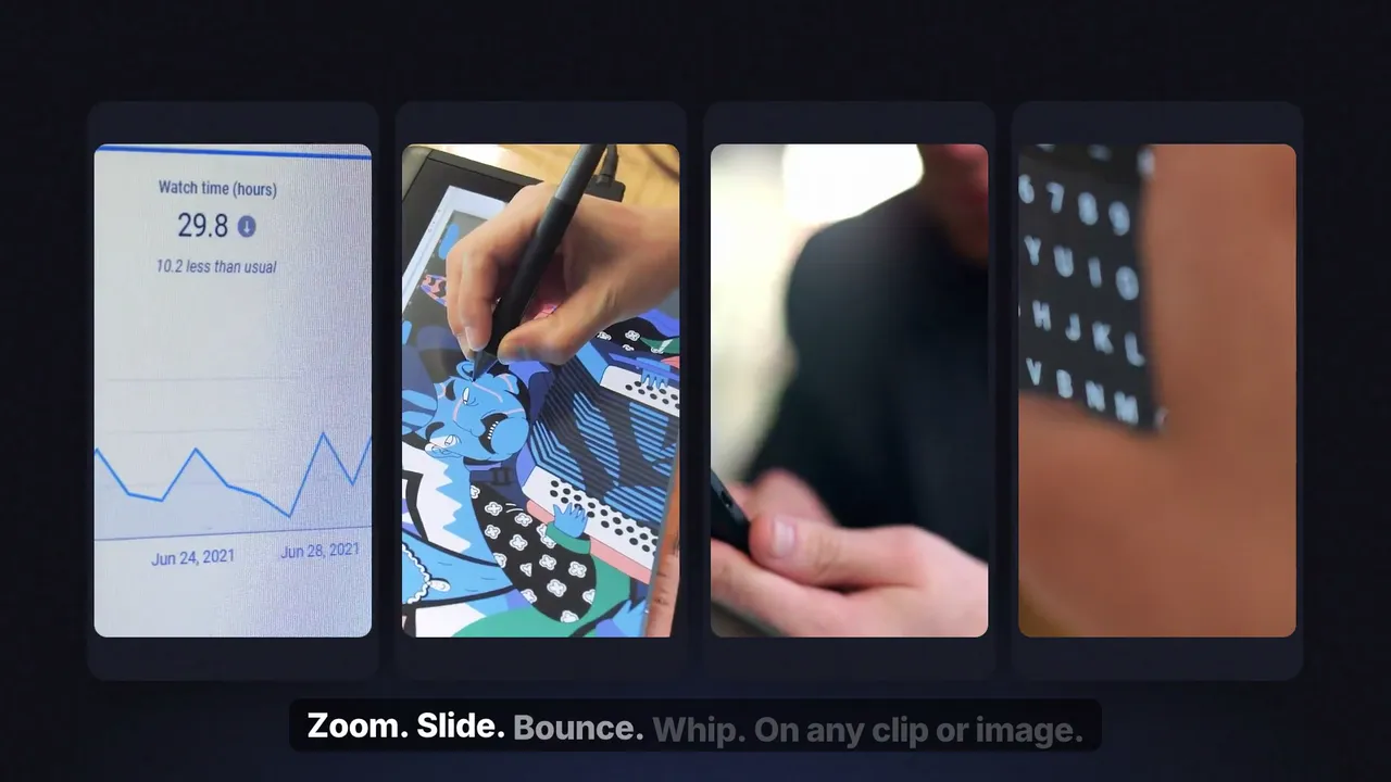 SaaS Animations — DaVinci Resolve effects preset preview